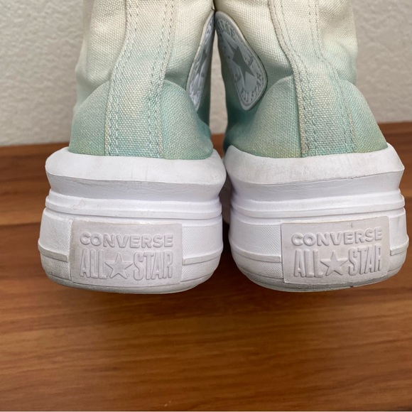 CONVERSE 572898C CTAS Move Hi Egret/Light Dew/White Women’s Sneakers Size 7 - Picture 8 of 16